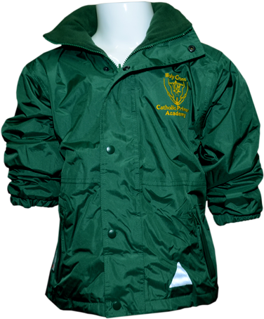 Holy Cross Winter Coat - Hoodie (600x500), Png Download