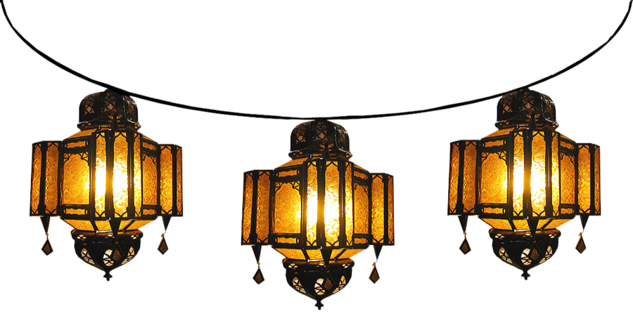 Stockfurniture - Moroccan Lantern Clipart (900x450), Png Download