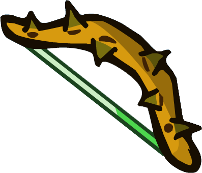 Thorn Bow - Thorn Bow Helmet Heroes (397x340), Png Download