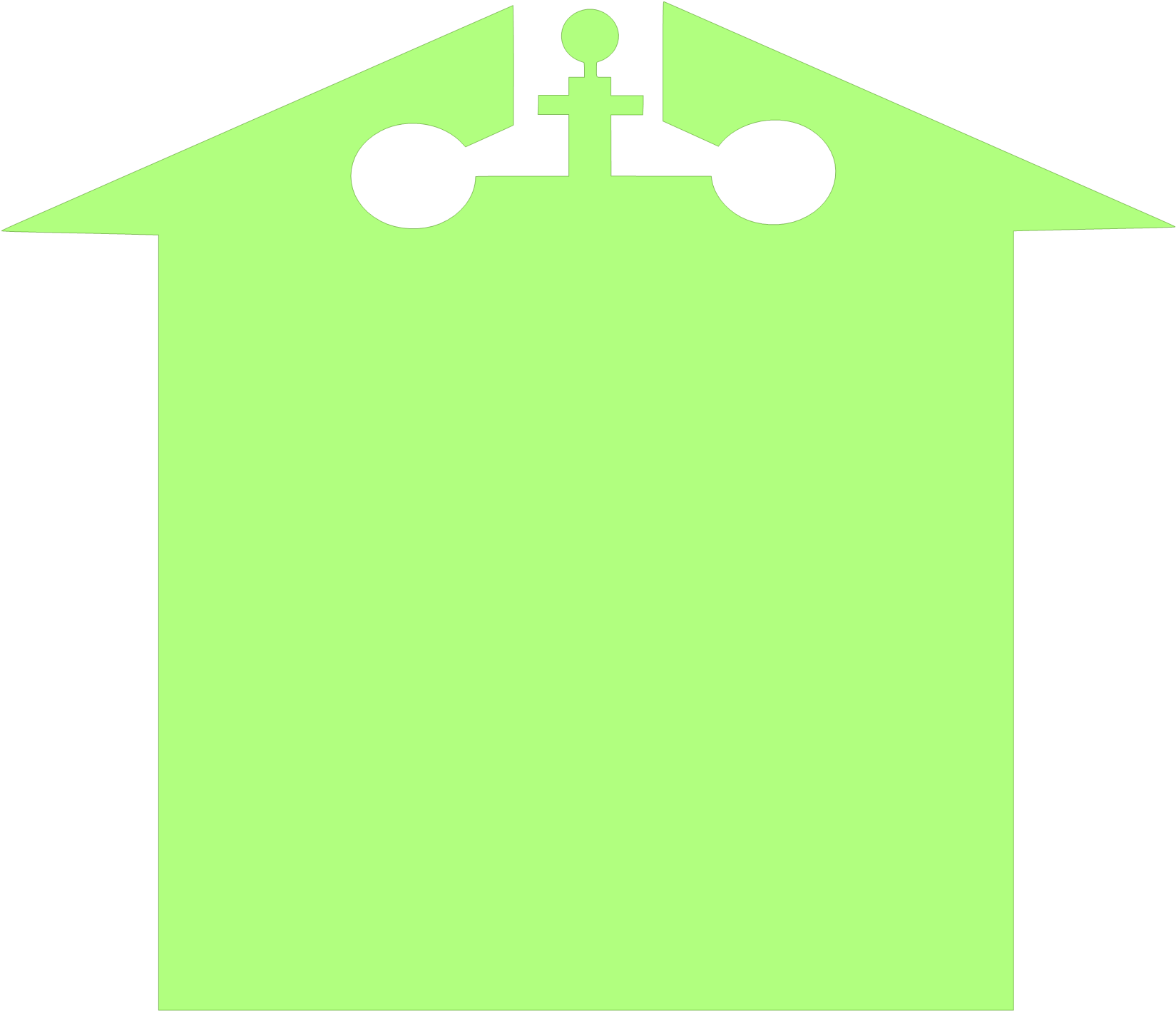 Pet Door Frame - Sign (1674x1442), Png Download