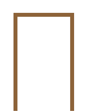Dimensions - Open Door Frame Png (476x394), Png Download