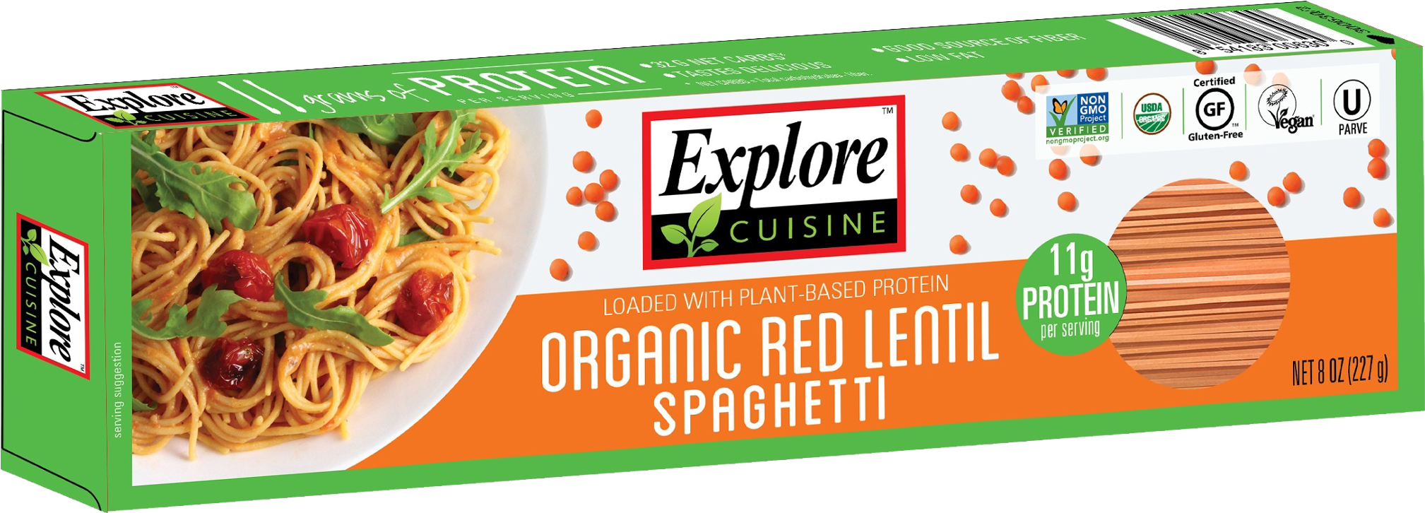 More Views - Explore Cuisine Red Lentil Spaghetti (2028x2679), Png Download
