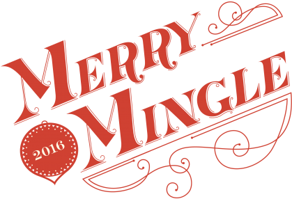 7th Annual Merry Mingle Holiday Party - Calligraphy (670x333), Png Download