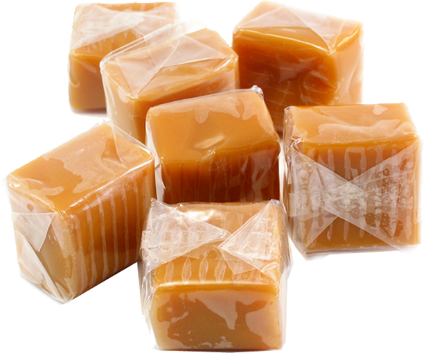 Bala-caramelo - Kraft Caramel (612x509), Png Download