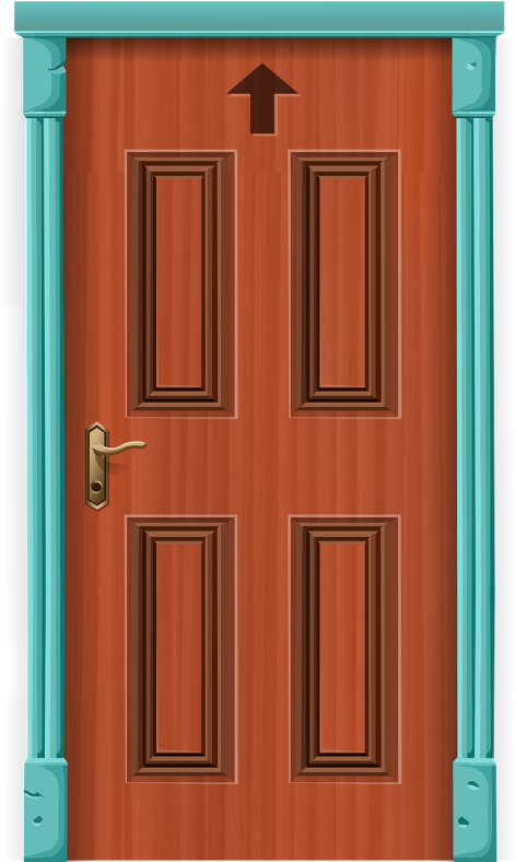 Door,entrance,front - ประตู Png (500x787), Png Download