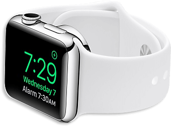 Apple Smartwatch App Development Company - Apple Watch Magnetic Charging Dock - White - Apple (430x315), Png Download