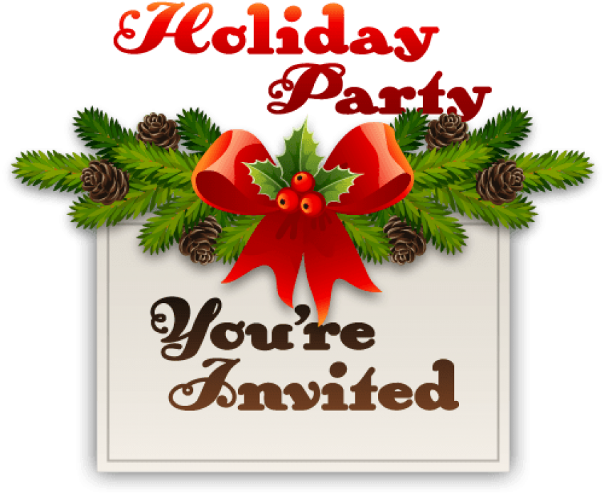 On Thursday, December 14, The Winsted Community Bookstore - You Re Invited To Our Holiday Party (500x443), Png Download