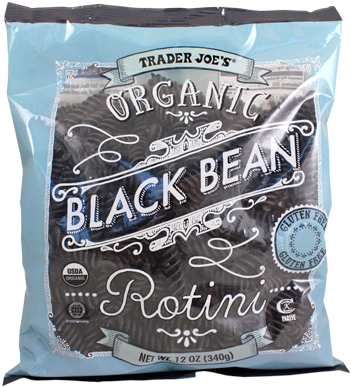6 Healthy Pasta Alternatives - Trader Joes Trader Joes Organic Black Bean Rotini (355x416), Png Download