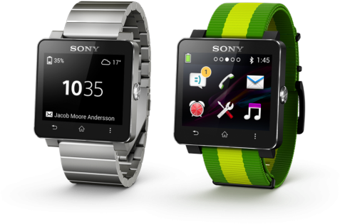 Smartwatch 2 400 Apps, New Styles And *new* Features - Sony Smartwatch 2 Metal Strap (600x410), Png Download