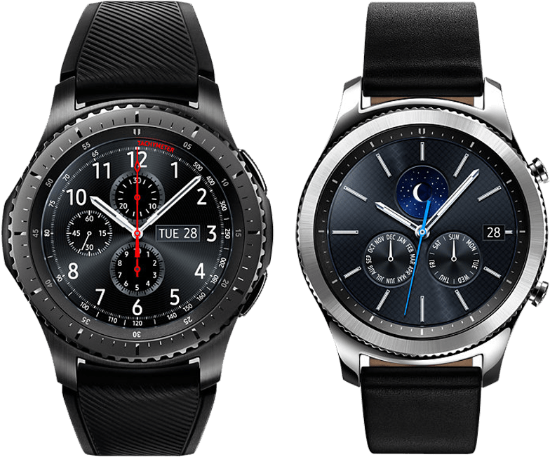 There - Samsung Gear S3 Frontier Smartwatch Stainless Steel (1440x810), Png Download