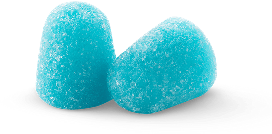 Bala De Goma Azul - Gominha Png (600x600), Png Download