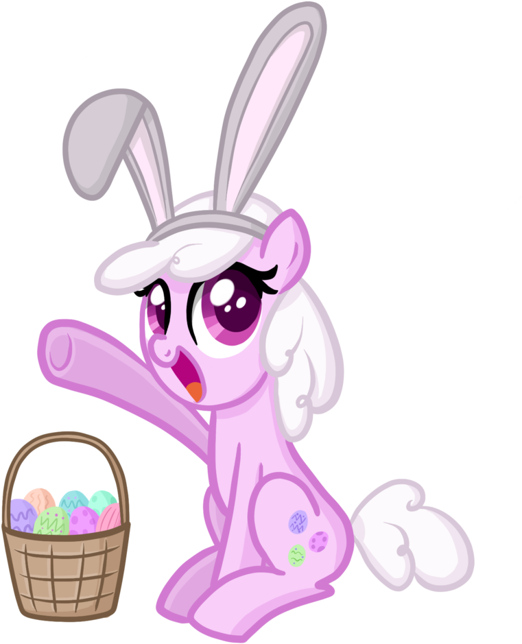 Thecheeseburger, Bunny Ears, Easter, Safe, Solo - Cartoon (819x1024), Png Download