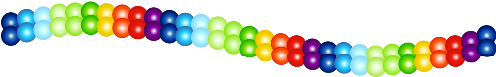 Bolas De Aniversario Png - Bolas De Aniversário Em Png (1004x214), Png Download