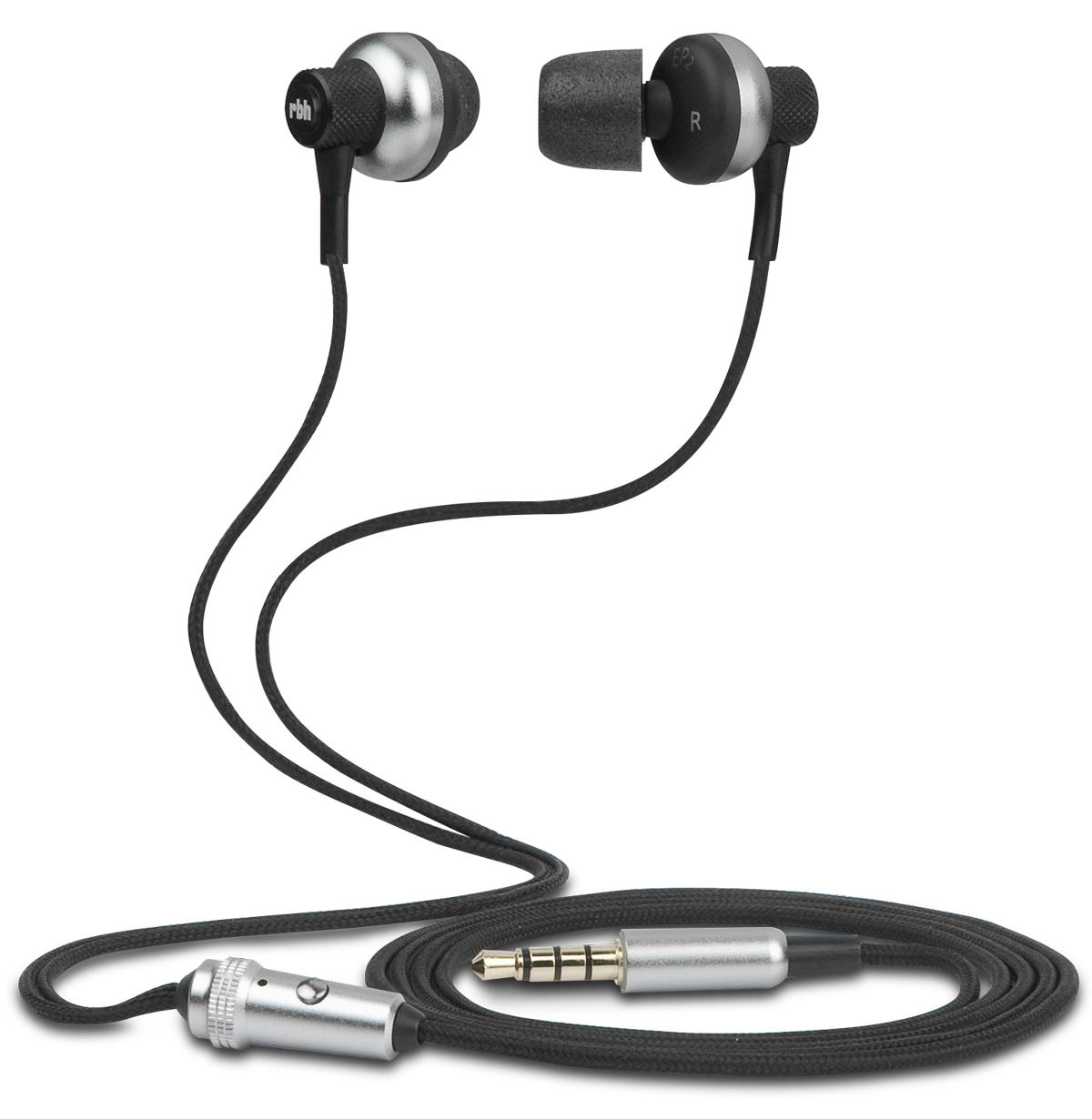 Ep2 Noise Isolating Earphones - Rbh Sound Ep-2 Noise-isolating Earphones (1200x1230), Png Download
