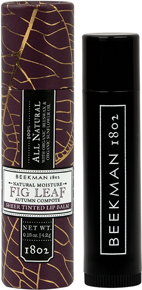 Fig Leaf Lip Balm - Beekman 1802 All Natural Lip Balm 3 Piece Set - Honey (600x600), Png Download