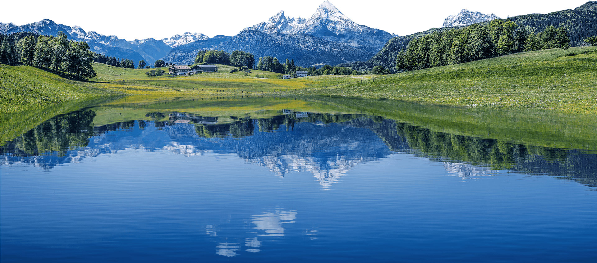 Design Art 'summer With Clear Mountain Lake' Photographic (1920x1136), Png Download