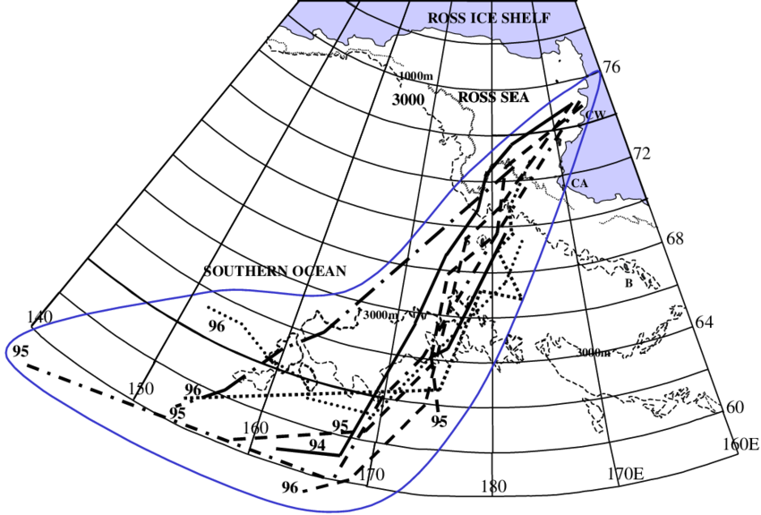 Tracks Of Juvenile Emperor Penguins Departing From - Scott Island (850x575), Png Download