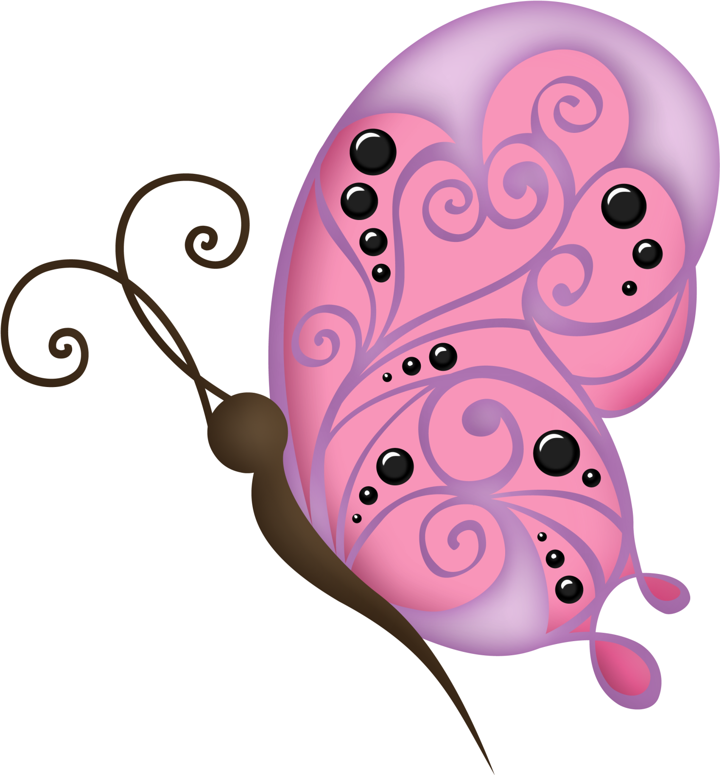 Aqui Vai Algumas Opções De Borboletas Para Enfeitar - Borboleta Png (1481x1600), Png Download