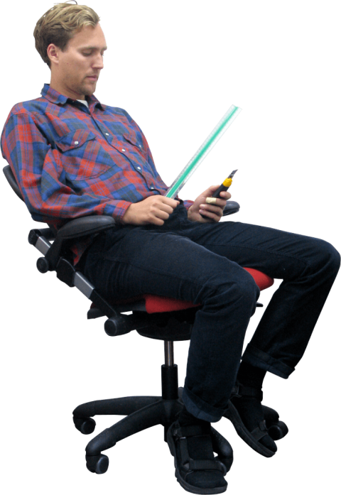 Free Png Sitting Architect Png Images Transparent - Person Sitting At Desk Png (480x697), Png Download
