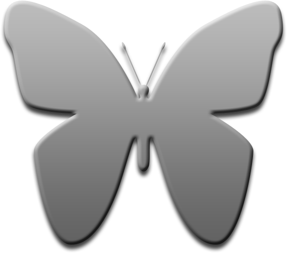 Borboleta Simple - Symbol (600x531), Png Download