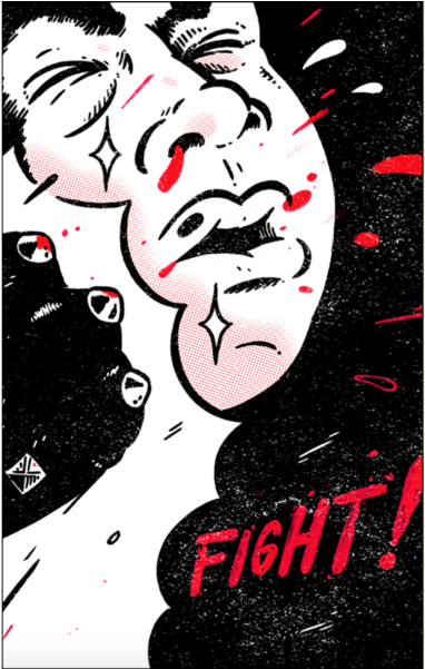 Death By Unga Bunga - Death By Unga Bunga Fight Vinyl Record (600x600), Png Download