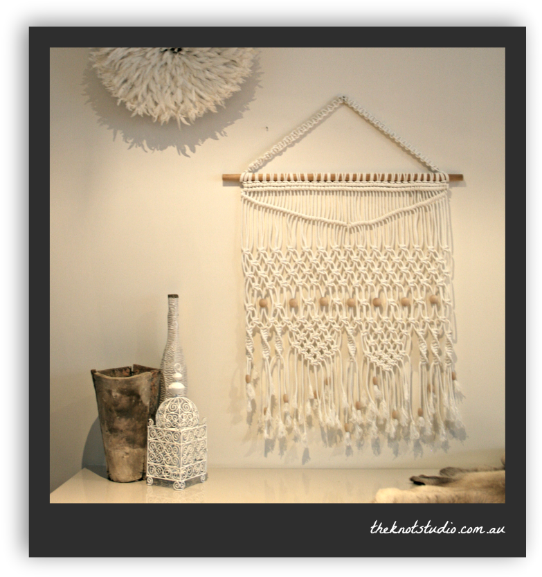 Knot Studio Macrame Wall Hanging - Knot (800x848), Png Download