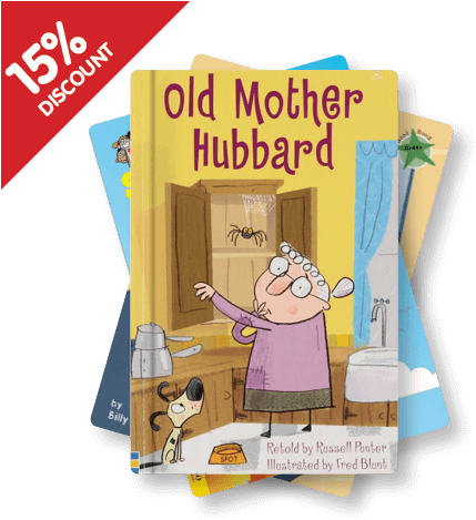 Book Band Green & Orange By Booklife - Old Mother Hubbard: Usborne First Reading (472x472), Png Download