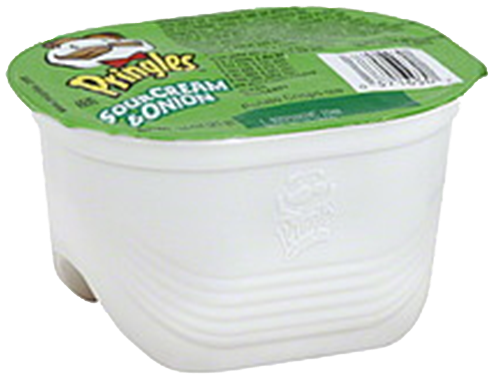 Pringles Snack Stacks - Pringles Potato Crisps, Sour Cream & Onion - 0.74 (500x500), Png Download