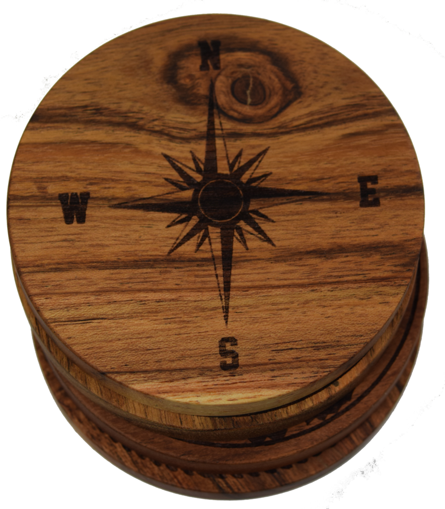 Compass Rose Version 1 Coasters - Prestige Decanters Compass Rose (pink) Version 1 (nautical) (896x1024), Png Download