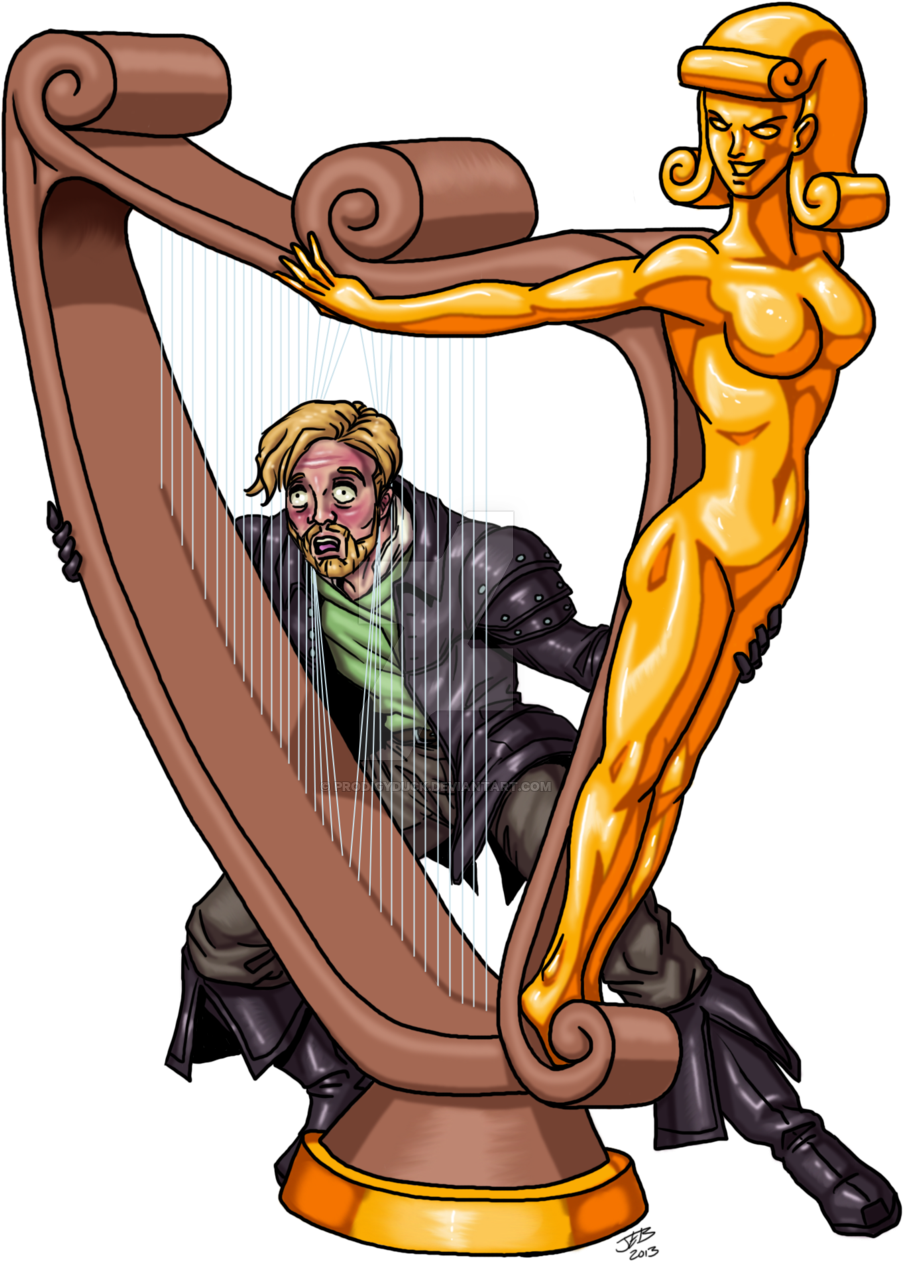 Animated Harp By Prodigyduck On Deviantart - Animation (1024x1326), Png Download