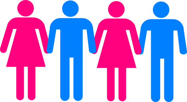 Couple Silhouette Holding Hands Png Download - Men And Women Holding Hands (600x329), Png Download