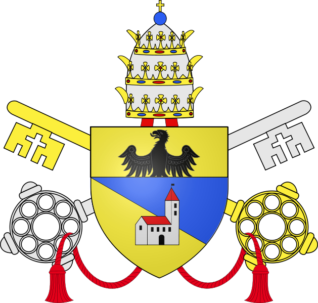 C O A Bennedetto Xv - Pius X Coat Of Arms (629x599), Png Download
