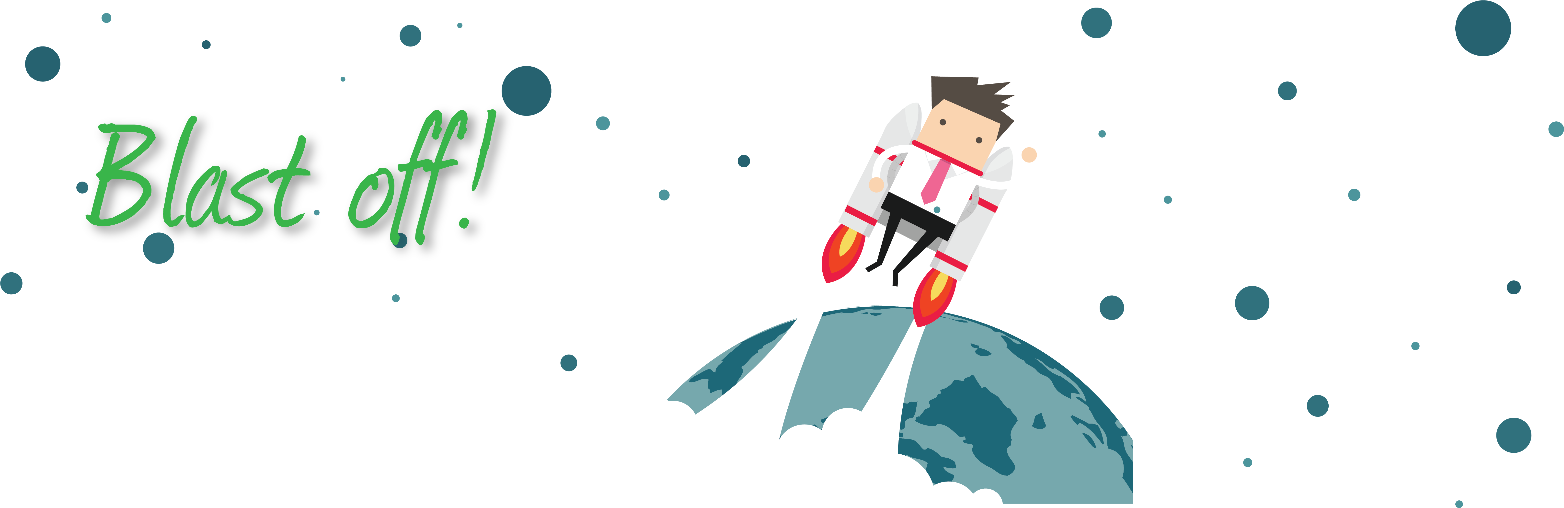 Project Spaceship Blasting Into A New Technology Universe - Web Banner (6667x2084), Png Download