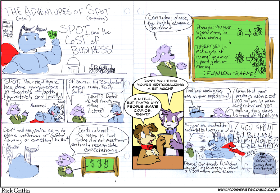 The Boring Adventures Of Spot - Cartoon (913x675), Png Download