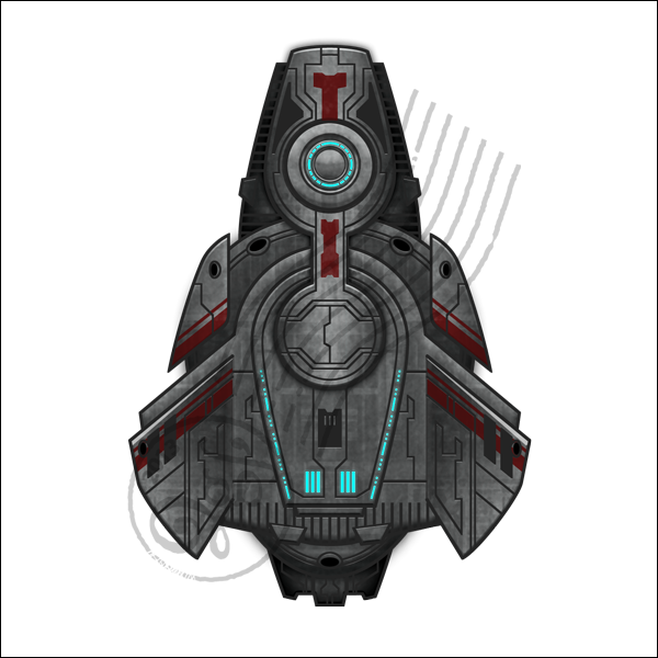 Https - //pinterest - App=android - Top Down Spaceship Png (600x600), Png Download