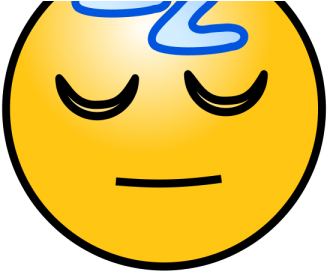 Bored Cliparts Face X Carwad Net - Sleepy Smiley Face (480x272), Png Download