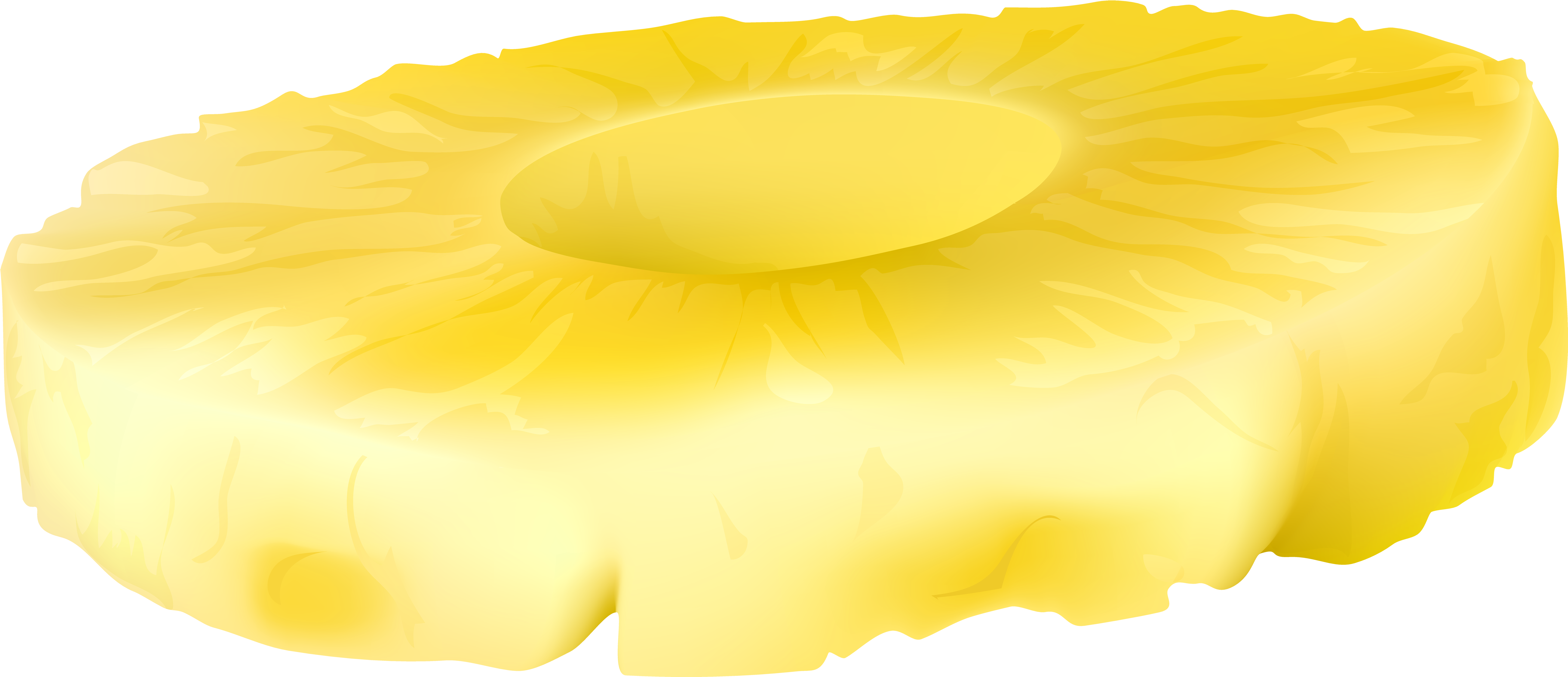 Pineapple Slice Png (7000x3217), Png Download