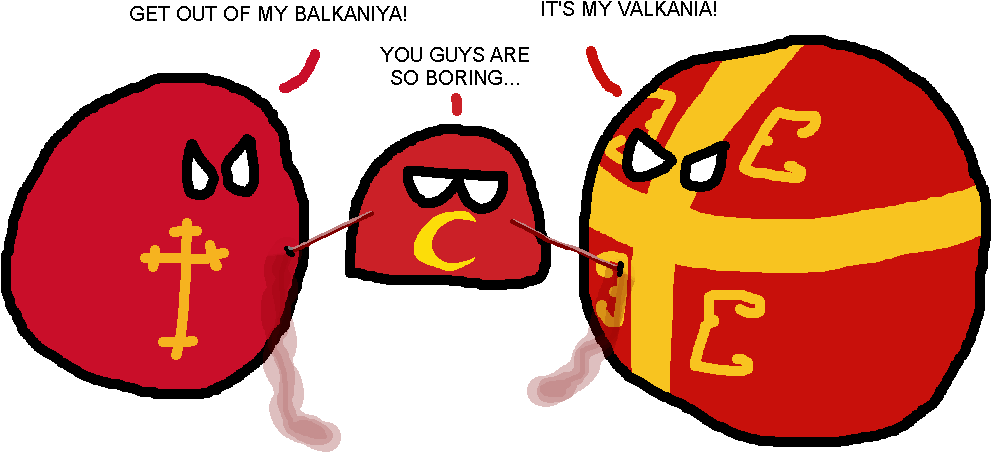 Byzantine-bulgarian Wars - Byzantine Empire Countryball (1044x500), Png Download
