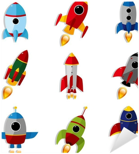 Space Ships Cartoon (400x400), Png Download