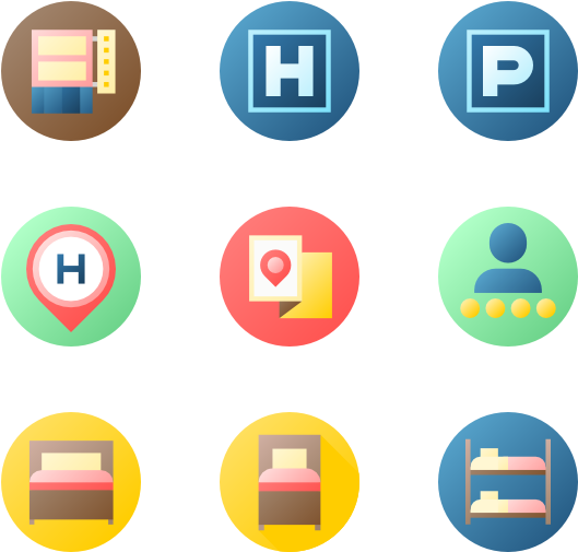 Hotel Service - Circle (600x564), Png Download