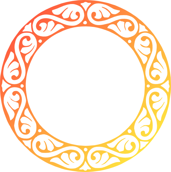 Circle Photo Frame Png (594x596), Png Download