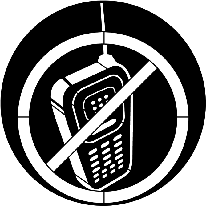 No Cell Phones (800x800), Png Download