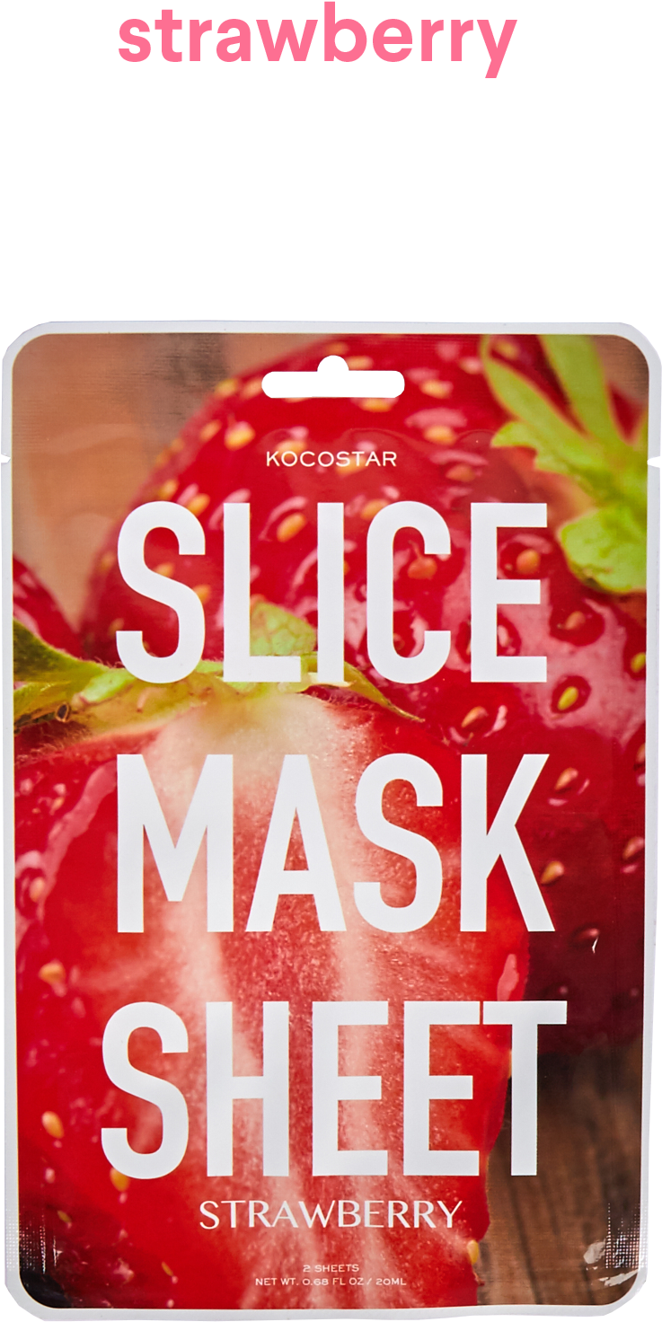Slice Mask Sheet Strawberry (1242x2208), Png Download