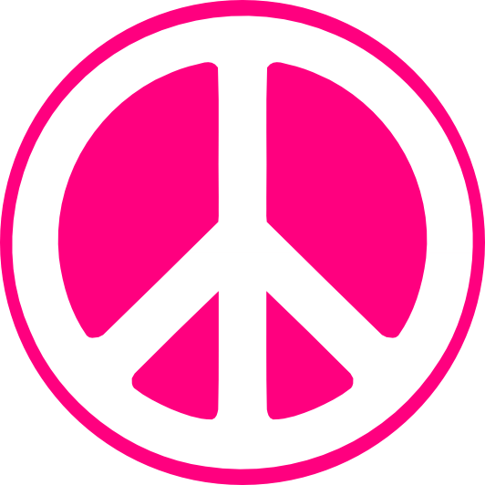Peace - Peace Symbol Free Clip Art (532x532), Png Download