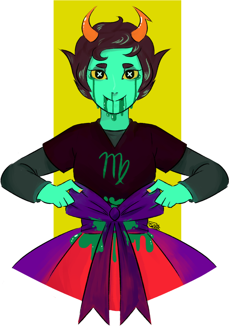 Blood Crying Gash Sash Kanaya Maryam Nosebleed Palemarried - Illustration (850x1164), Png Download