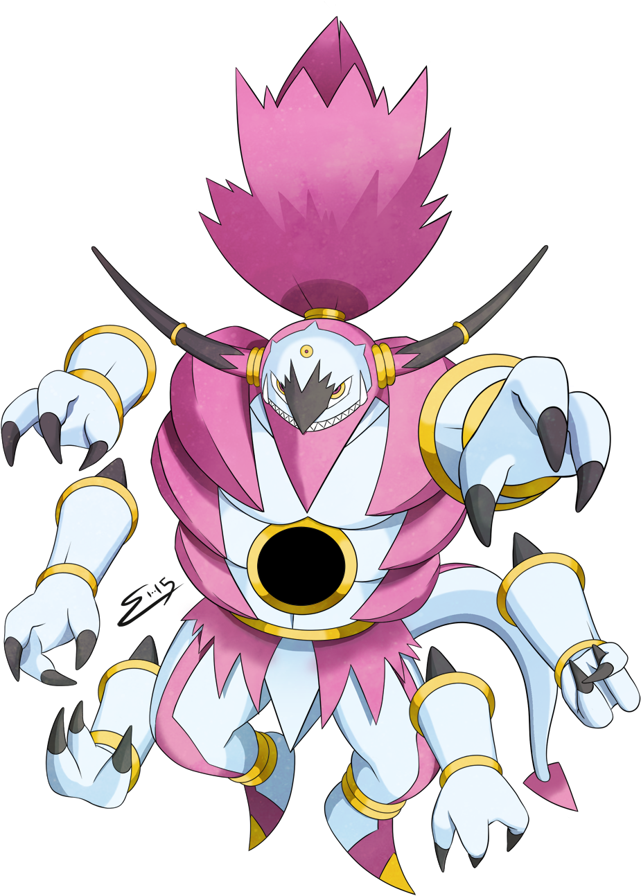 Hoopa Unbound Drawing Amazing - Imagenes De Hoopa De Pokemon Para Dibujar (1000x1415), Png Download