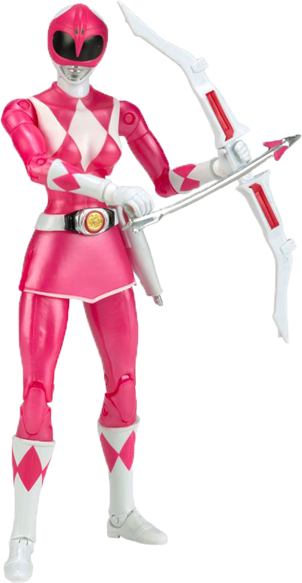 Legacy Mmpr Pink Ranger Metallic - Legacy Collection Power Rangers Metallic (438x844), Png Download