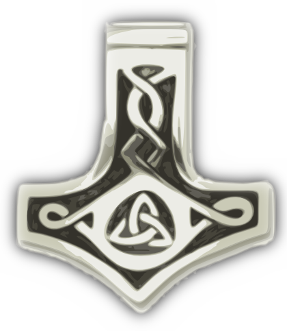 Mjolnir Metallic - Mjolnir (420x483), Png Download