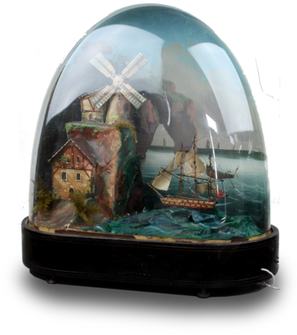 Automaton Ship Under Dome - Phalibois Automaton (435x500), Png Download