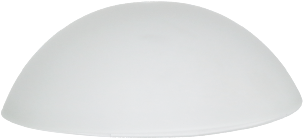 Frosted Dome - Lampshade (600x400), Png Download
